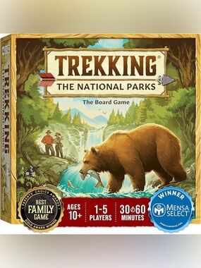 NEW! Trekking The National Parks FAMILY Board Game